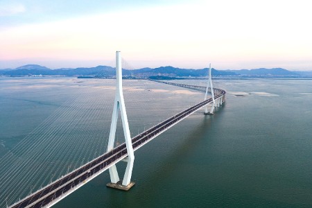 bird eye view of gba bridge