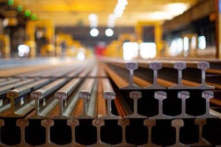 New steel rails at bsl scunthorpe plant