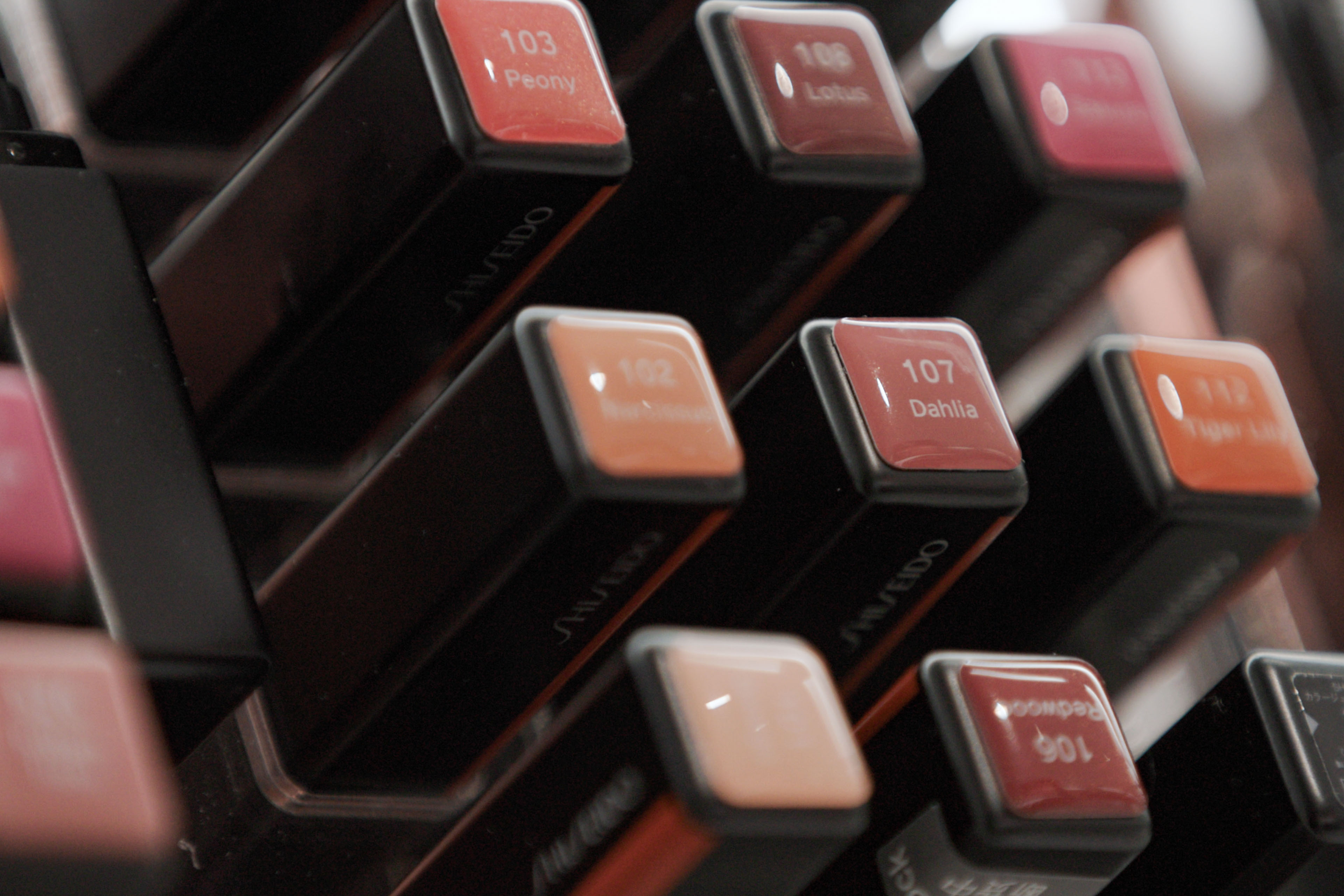 shades of Shiseido make-up