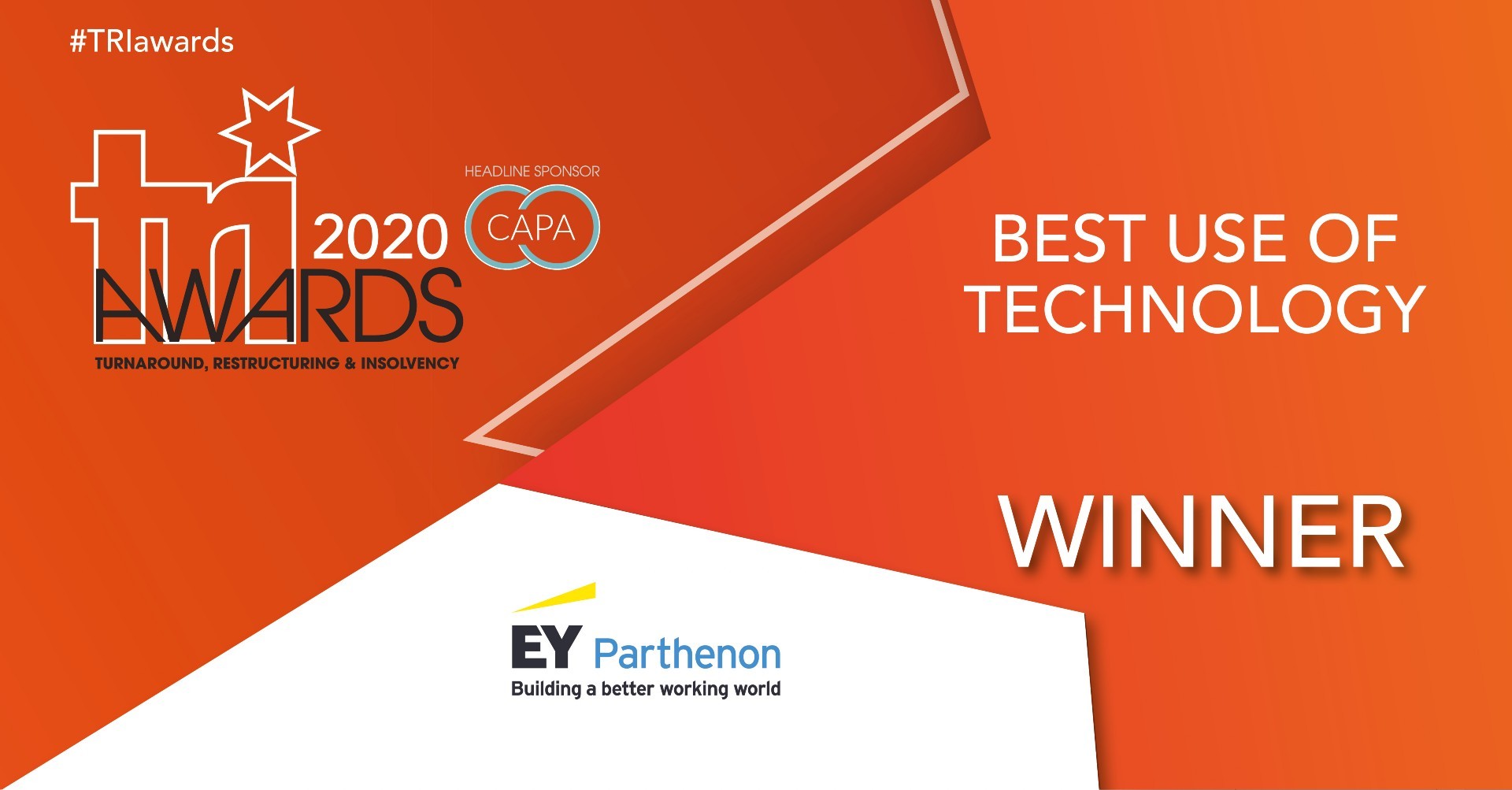 Image for 2020 TRI Awards - Best use of Technology